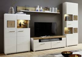Wohnwand kaufen › otto.de hochglanz & aus holz wohnwand weiß massive wohnwände in top qualität › ratenkauf möglich & kauf auf rechnung! Wohnwand Fun Plus Modern Angebot 12 Reduziert 330cm Breit Eiche Weiss
