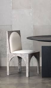 Kelly Wearstler Roxbury Chair This Distinctive Dining Or Occasional Chair Features Romanesque Arch Furniture Design Chair Dining Chairs Dining Chair Design