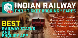 Pin By Mobile App Marketing On Indian Railway Ticket Booking App Train Status Railway Information Live Train