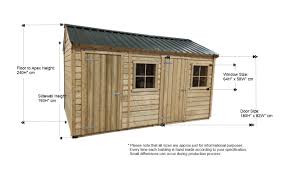Install tall bushes if the shed is small and on the other side of your neighbor's property, further from your sight. Garden Sheds Cottage Combo Style With 2 Utility Rooms And 2 Doors