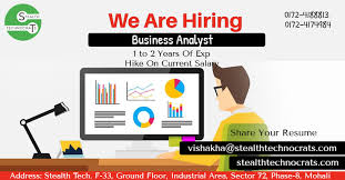 We Are Hiring Businessanalyst 1 To 2 Years Of Experience Hike On Current Salary Share Your Cv To Vishakha Stealthtechnocrats Com Address Business Analyst