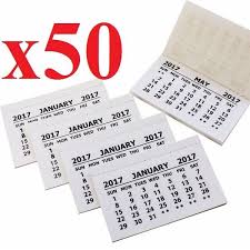 50 X 2021 Calendar Tabs Insert White Mini Calender Tear Off Pads Month To View Ebay Calender Diy Calendar Mini Calendars