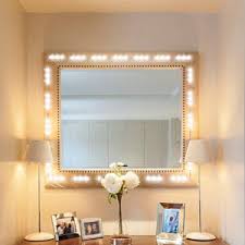 14 bulbs dimmable led make up mirror lights kit vanity dressing lamps hollywood. Led Vanity Mirror Lights Hollywood Style Vanity Make Up Light 10ft Ultra Bright White Led Dimmable Touch Control Lights Strip For Makeup Vanity Table Bathroom Mirror Mirror Not Included