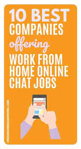Best 10 Online Chat Jobs You Can Do From Home Apply Today Working From Home Meme Customer Service Jobs Typing Jobs