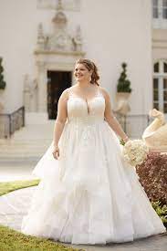 Sequin Ballgown Wedding Dress Kleinfeld Bridal In 2020 Short Wedding Dress Stella York Wedding Dress Plus Wedding Dresses
