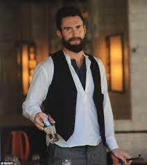 Adam levine's acoustic version of lost stars gets us every time. Maroon 5 Frontman Adam Levine Suddenly Sprouts A Fuzzy Face As He Arrives On Set With Co Star Keira Knightley Daily Mail Online
