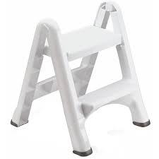 Rubbermaid 2 Tier 300 Lb Capacity Folding Flat Plastic Sturdy Step Stool Ladder Plastic Step Stool Folding Step Stool Step Stool