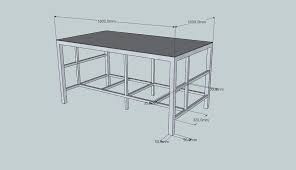 Metal Work Bench Plans For Example Welding Table The First Point To Consider When Designing A Steel Frame Work Bench Is To Welding Table Metal Work Table Table