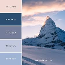 Maybe you would like to learn more about one of these? Zermatt Winter Mountains Color Palette 131 Ave Mateiu