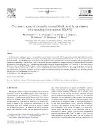 Semantic scholar profile for a. Pdf Characterization Of Thermally Treated Mo Si Multilayer Mirrors With Standing Wave Assisted Exafs Alessandro Patelli Mauro Rovezzi And Ivan Davoli Academia Edu