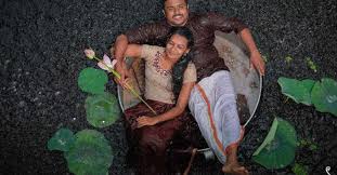 Viral instagram pictures of your favourite actors & actresses photos: Eight Hours Of Artificial Rain And An Epic Wedding Photo Shoot Wedding Photo Shoot Onmanorama Artificial Rain Bichu Prathapan Indu Bichu Shine Sidharth Cherthala Video Marriage Photography