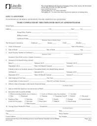 Maybe you would like to learn more about one of these? Life Claim Form To Be Completed By The Lincoln Financial Group