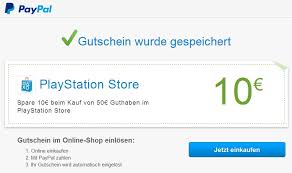 Mit unseren digitalen geschenkgutscheinen wünsche erfüllen oder guthaben aufladen. Playstation Store 10 Euro Rabatt Bei Der Aufladung Von 50 Euro Mit Paypal