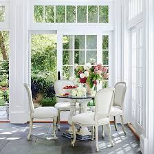 Many Sunrooms Have Multiple Points Of Entry If Some Of Those Are Used Less Often It May Be Ok To Steal Some Space For A Di Sunroom Decorating Home Home Decor