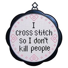 This adorable cross stitch pattern is quick and easy for any level of stitcher. Funny Quote Stamped Cross Stitch Kits Patterns Embroidery Kit 11 Counted 17x17cm Package Aliexpress