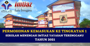 .mengikuti pendidikan di sekolah menengah atas, sekolah menengah kejuruan, madrasah aliyah dan kejar paket c (lulusan tahun 2018, 2019 dan 2020). Permohonan Kemasukan Ke Tingkatan 1 Sekolah Menengah Imtiaz Yayasan Terengganu Tahun 2021 Edu Bestari