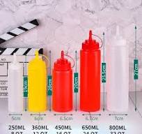 250ML/360ML/450ML/650ML/800ML Condiment Squeeze Bottles ,For Ketchup Mustard Mayo Hot Sauces Olive Oil Bottles Kitchen Gadget - AliExpress