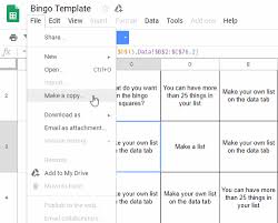 North bay industries day programs. How To Create Bingo Board Using Google Sheets