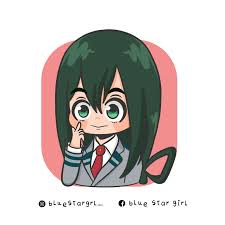.fanart #drawing #anime #digitalart #mha #myheroacademia #my hero academia #tsuyu #froppy #deku. Froppy My Hero Academia Bluestargirl Illustrations Art Street