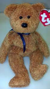 Fuzz The Bear Original Ty Beanie Baby Rare Errors Vintage Collectible Soft Plush Girls Boys Decor Birthday Party Valentine S Day Gift Toy Baby Beanie Cat Lover Birthday Beanie Baby Dog