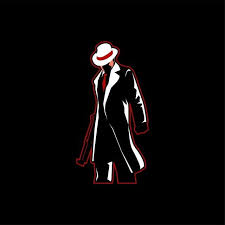 Mafia Gangster Crime Fedora Hat Logo Mascot Squad Team Illustration Clip Art Texture Painting Hand Logo Design Free Logo Design Free Templates Game Logo Design