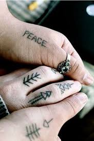 Small tattoos for fingers that can be used to express inner feelings, beliefs, freedom, happiness, and birth. 28 Tiny Finger Tattoo Ideas