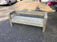Cast iron modern style garden bench, for outdoor. Wooden Garden Furniture Stuff For Sale Gumtree