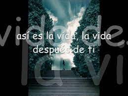 Lu La Vida Despues De Ti Youtube