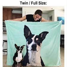 5 out of 5 stars. Custom Pet Fleece Blanket Pets Fleece Blanket Happy Animals