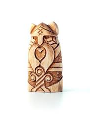 wooden figurine a god baldr balder baldur nordic god wooden statue baldr a chic scandinavian gift for him gift for her in 2021 wooden figurines carving gift wooden statues