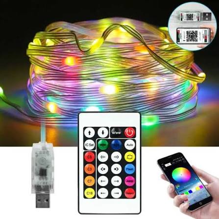 RGB Light Strip With Remote 10M