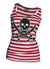 Black And White Striped Tank Top Mens Striped Jolly Roger Tank Top Red White Available As A Racerback Tank Top T Shirt Or Mens Tee Jolly Roger Black White Stripes Black Tank Tops