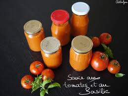 Sauce Tomates Au Basilic Mettre Du Soleil En Pot Blog De Chataigne Sauce Tomate Basilic Tomates Sauce Tomate