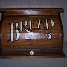 Prolongs the freshness of loaves of bread and other baked goods. Find More Vintage Bread Box Large Wood Kitchen Roll Top Letters For Sale At Up To 90 Off