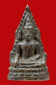 พระพ ทธช นราช อ นโดจ น ป 2485 ว ดส ท ศน ฯ พ มพ ส งฆาฏ ยาว หน านาง สภาพเด ม ศ ลปะไทย พระพ ทธเจ า ภาพเก า