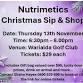 Warialda Christmas Sip & Shop event image