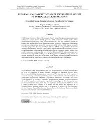 Maybe you would like to learn more about one of these? Pdf Pengenalan Contractor Safety Management System Pt Putrajaya Sukses Makmur