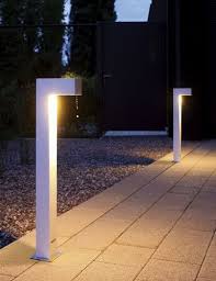 Borne D Eclairage Urbaine Contemporaine En Metal A Led Twin 70 Royal Botania Eclairage De Jardin Mobilier Exterieur Eclairage
