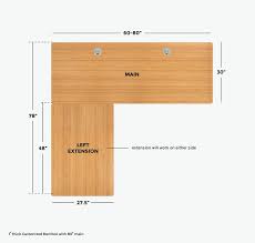 I trimmed down 1×3 oak boards to about 31 and glued them up in threes to. Uplift L Shaped Standing Desk V2 V2 Commercial L Shaped Standing Desk L Shaped Corner Desk L Shaped Desk