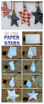 The resulting origami star flower makes a lovely christmas tree decoration, or if you make it with large paper, it could be the star on top of the tree. How To Make 3 D Paper Stars Adventures Of A Diy Mom