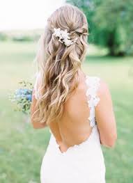 The Most Romantic Bridal Half Up Wedding Hairstyles Hair Styles Simple Bride Hairstyles Half Up Wedding
