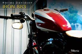 Harley Davidson Iron 883 In A Different Look Harley Davidson Iron 883 Custom Sportster Motorcycle Repair
