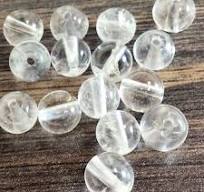 Clear Crystal Quartz Round Beads Natural Gemstone Smooth ...