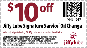 Jiffy Lube Oil Change Coupon Oil Change Lube Oils