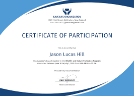 Free Program Participation Certificate Template Word Doc Psd Indesign Apple Mac Pages Illustrator Publisher Google Docs Certificate Of Participation Template Certificate Templates Certificate Design Template