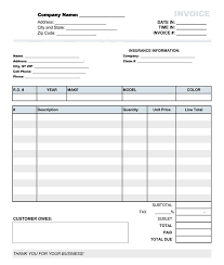 Blank Fill In Auto Repair Shop Invoices Templates Google Search Auto Repair Estimates Invoice Template Auto Repair