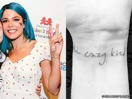 The anchor on her foot. Halsey S 29 Tattoos Meanings Steal Her Style