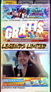TICKET LEGENDS LIMITED DE REGALO! #dragonballlegends #dblegends  #legendslimited #toshi #dblegendstutorial