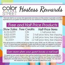 Host A Party And Earn Free Product Color Street Nails Color Street Hostess Rewards