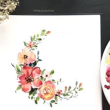 New Youtube Video Preview Loose Floral Crescent Wreath Check Out Full Video On Floral Wreath Drawing Watercolor Flower Wreath Floral Wreath Watercolor